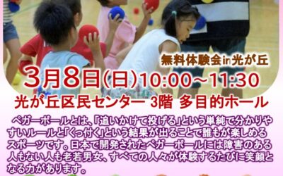 【東京都練馬区】やってみよう！ペガーボール